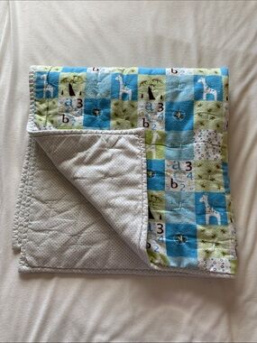 Flannel baby quilt